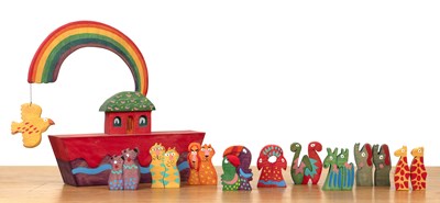 Lot 392 - Jim Edmiston (Contemporary) Noah's Ark,...