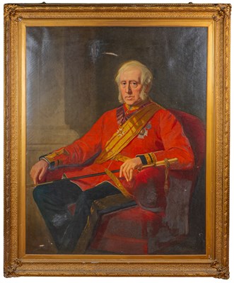 Lot 83 - English School (19th century) Portrait of an...