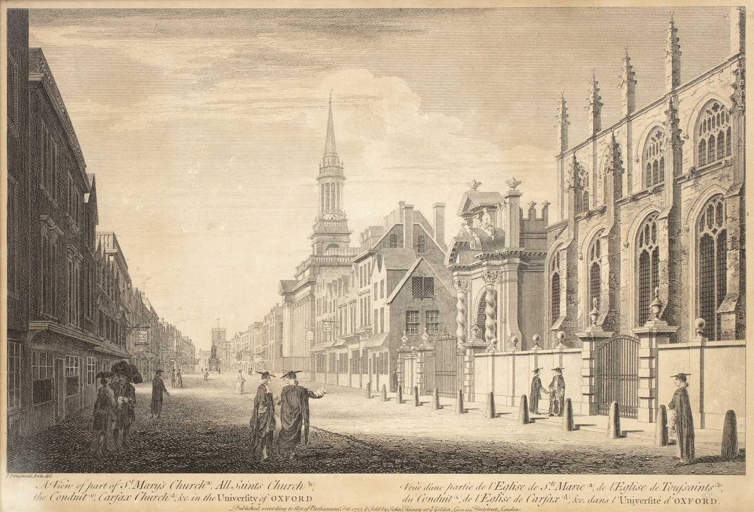 Lot 56 - I. Donowell A View of part of St. Mary's...