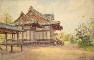 Lot 450 - Fritz Althaus (1863-1962) Japanese Houses,...