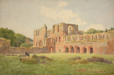 Lot 451 - Fritz Althaus (1863-1962) Furness Abbey,...