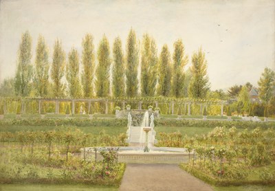 Lot 453 - Fritz Althaus (1863-1962) Yaddo Gardens,...
