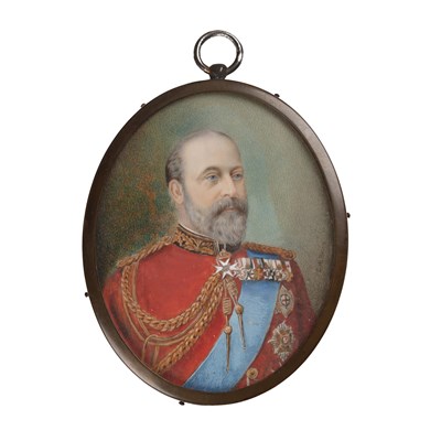 Lot 491 - E. W. Brown (early 20th century) A miniature...