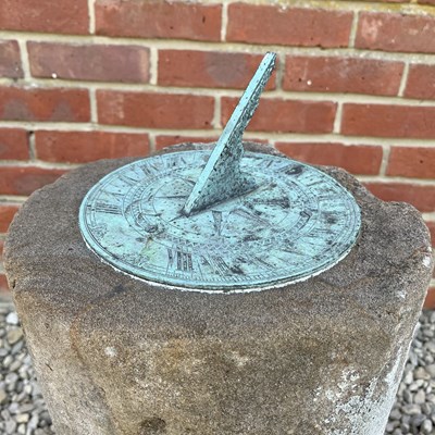 Lot 1269 - A copper sundial