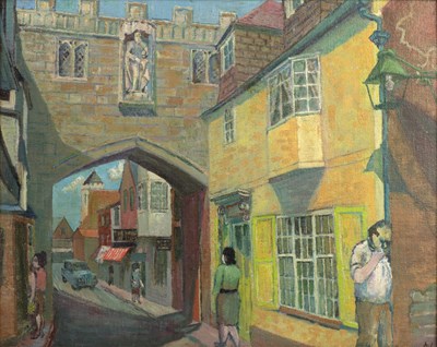 Lot 337 - Andrew Neale (20th century) 'Old Gateway,...