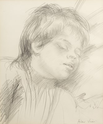 Lot 338 - Andrew Vicari (1932-2016) A sleeping child,...