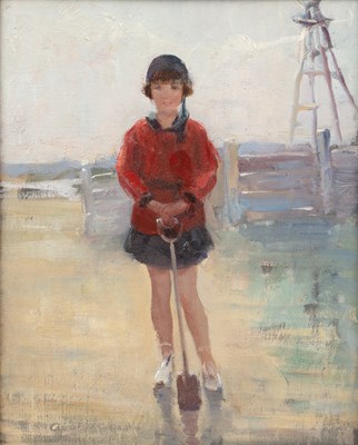 Lot 253 - Harry John Pearson (1872-1933) 'Red Jersey',...