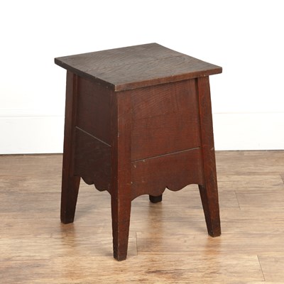 Lot 44 - Arts and Crafts Oak, chest with square...