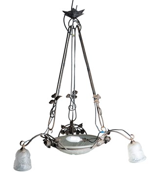 Lot 1214 - A L'Elf ceiling light and another similar
