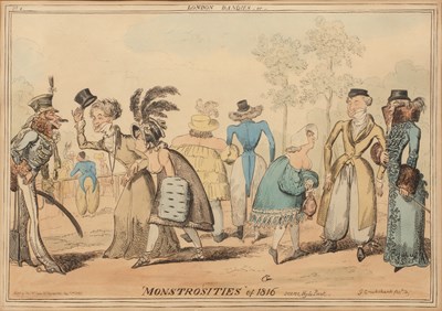 Lot 23 - George Cruikshank 'London Dandies, or...