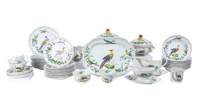 Lot 75 - A Copeland Spode Chelsea Bird part dinner service