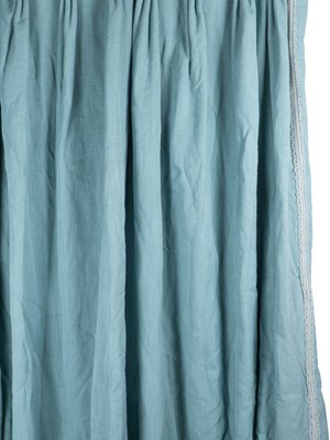 Lot 1147 - A pair of heavy, interlined curtains