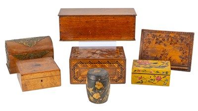 Lot 373 - A group of various boxes