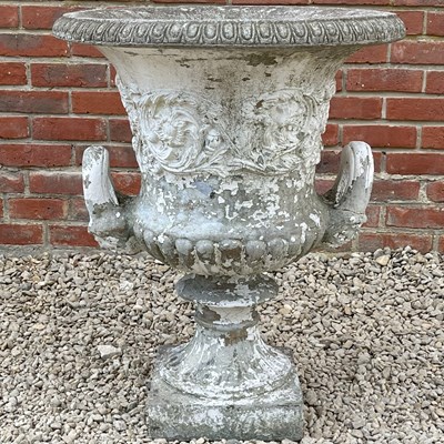 Lot 1275 - A Haddonstone state vase urn