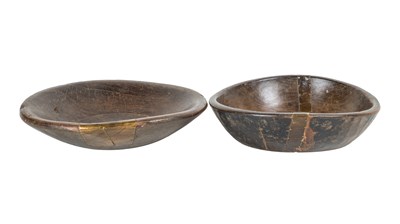 Lot 1237 - Two turned wooden bowls
