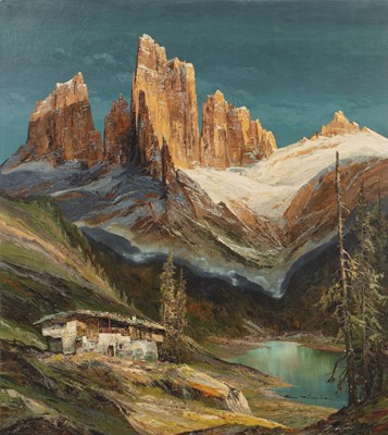 Lot 189 - Heinz Munnich (1921-1977) 'Landscape study',...