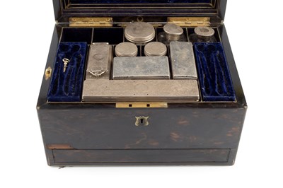 Lot 569 - A mid-Victorian coromandel toilet box, by...