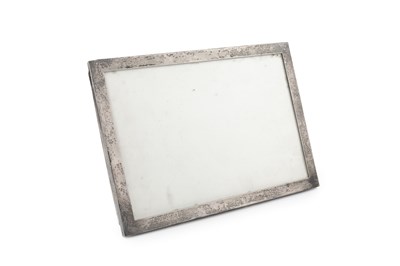 Lot 629 - A George V silver large photograph frame, of...