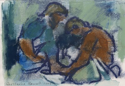 Lot 43 - Ghislaine Howard (b.1953) Two Figures, 2005...