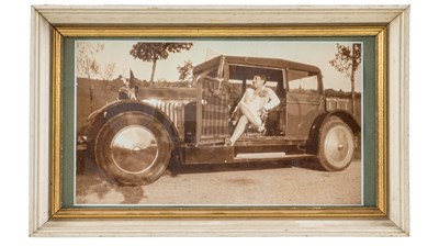 Lot 1032 - A framed photogrpah depicting Kiki, the mistress of Man Ray