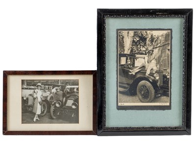 Lot 1128 - Two photographs depicting Mistinguett