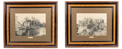 Lot 213 - Two photographs of castles