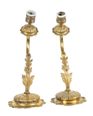 Lot 1221 - A pair of Italian Single-branch wall lights