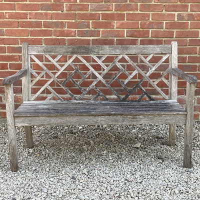 Lot 1058 - An Ashworth Leisure teak garden bench