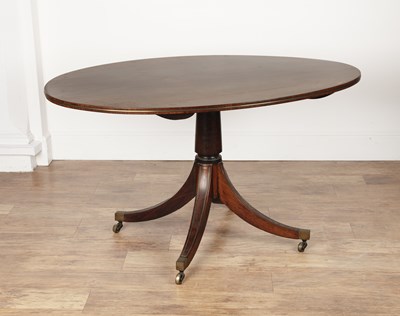 Lot 26A - Rosewood tilt top breakfast table 19th Century,...