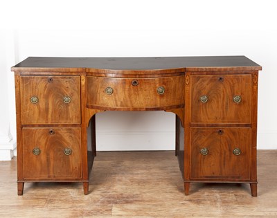 Lot 81A - Mahogany bow-fronted sideboard 19th Century,...