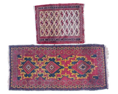 Lot 214 - Two 20th century tribal rugs