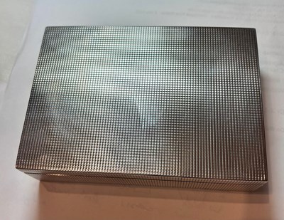 Lot 164A - A Danish silver cigarette box, of rectangular...