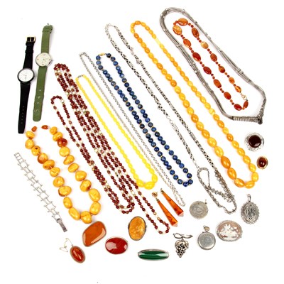 Lot 445 - Collection of various costume jewellery To...
