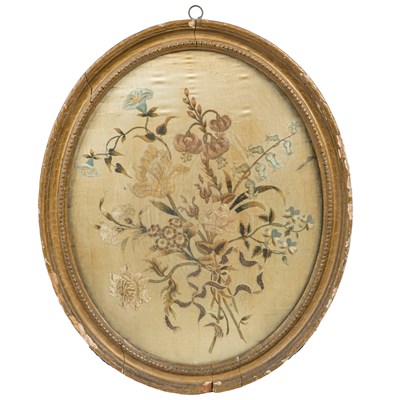 Lot 219 - A collection of six needlework items