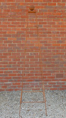 Lot 1363 - An Abinger 10mm bar prism obelisk support