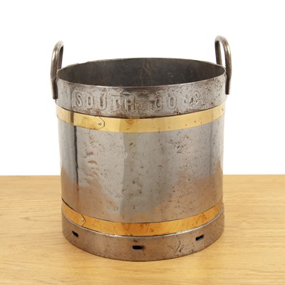 Lot 30 - South Coast Dairies Ltd  coopered metal twin...