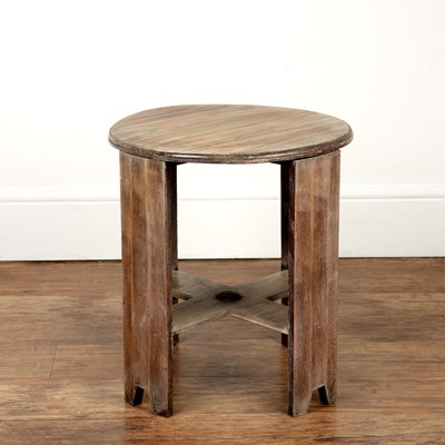 Lot 2 - In the manner of Heals Limed oak, table, with...