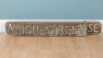Lot 1294 - Two Oxford street signs