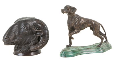 Lot 242 - Two late 20th century bronzes