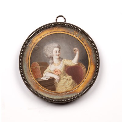 Lot 568 - Peter Adolf Hall (1793-1793) A miniature...