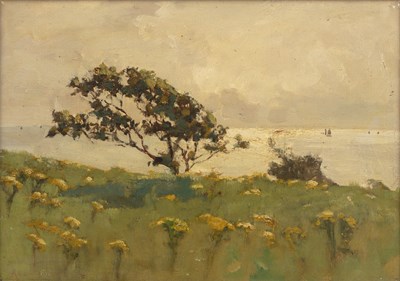Lot 392 - English School (early 20th century) A coastal...