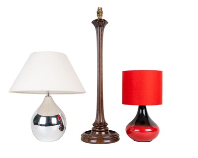 Lot 326 - A group of three modern table lamps