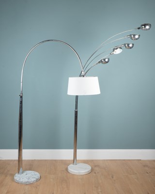Lot 275 - Two modernist floor lamps