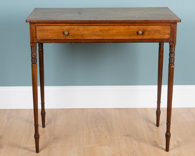 Lot 478 - A 19th century mahogany side table