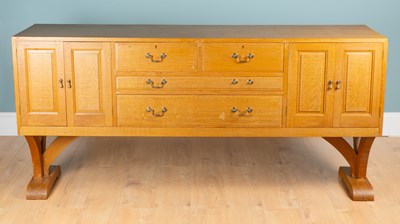 Lot 318 - A Contemporary oak side cabinet