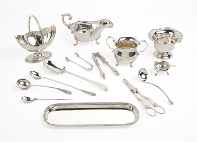 Lot 435 - Collection of various silver Comprising:...