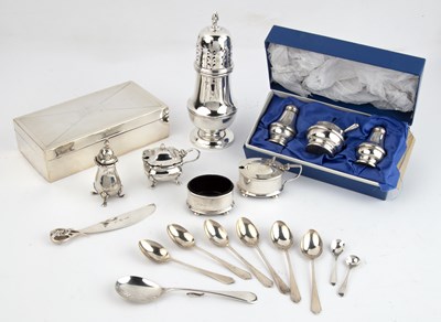 Lot 429 - Collection of various silver To include: a...
