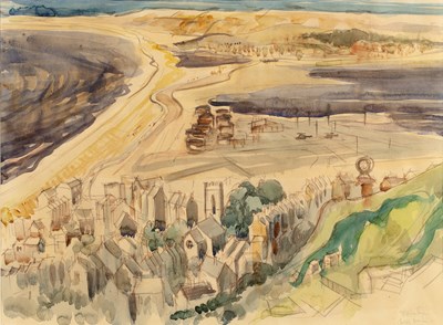 Lot 182 - John R Smith (Contemporary) 'Chesil beach from...