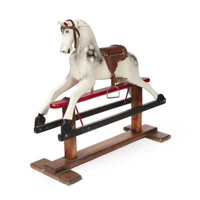 Lot 1256 - An early 20th century rocking horse