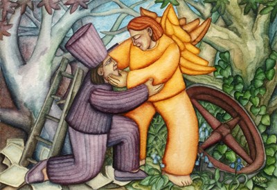 Lot 142 - Alex Stewart (b.1954) 'Coming in from the cold'...